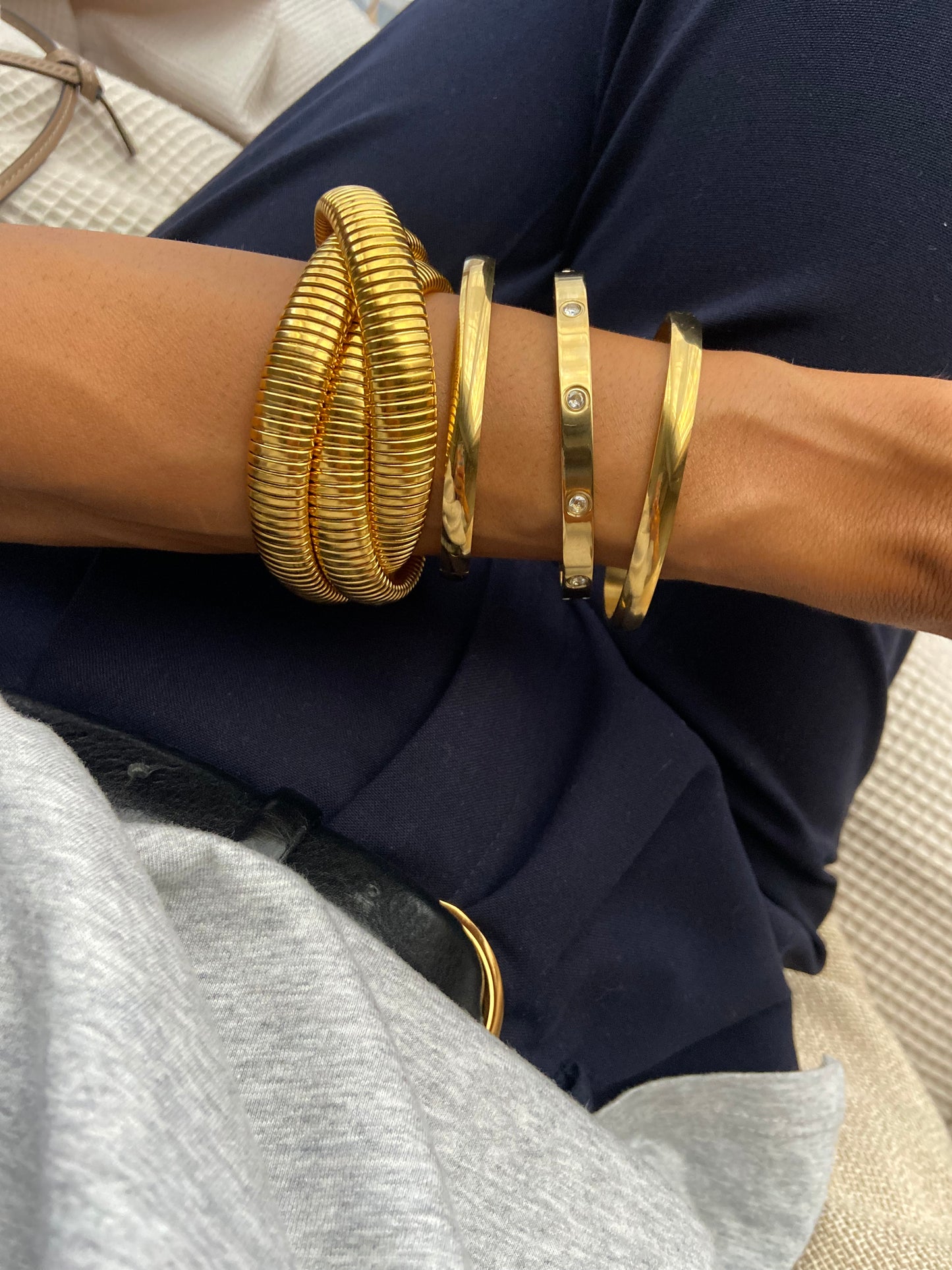 Pulsera Triple CLOE Gold