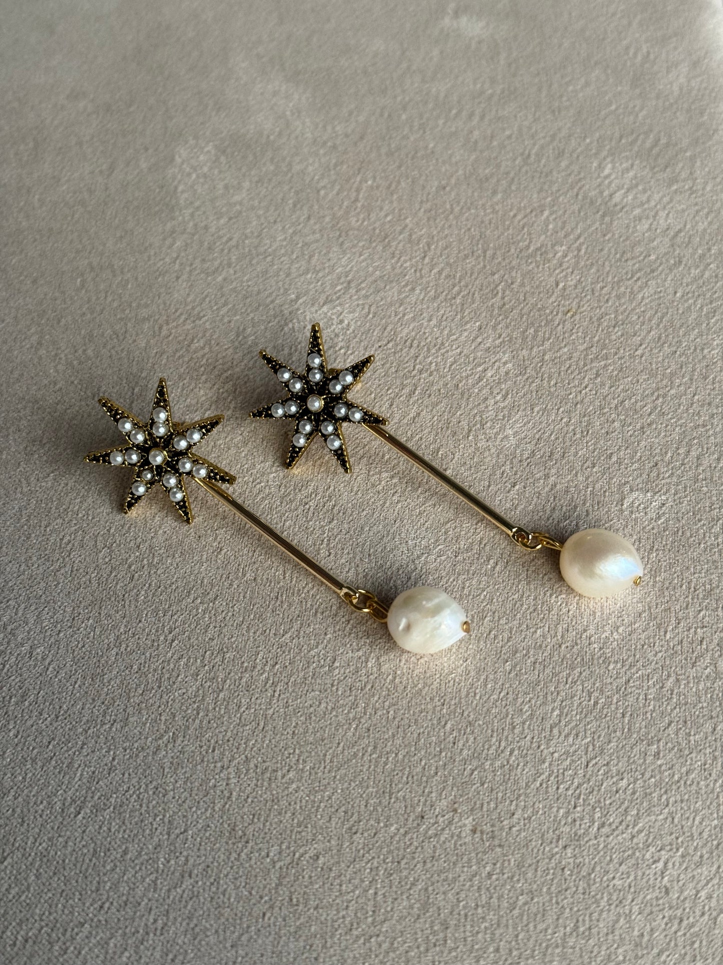 Pendientes Raíces Estrella Desmontable