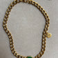 Collar Choker Classic Chain Green