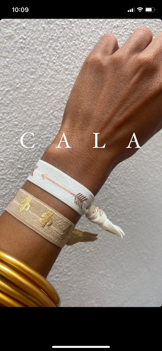 Pulsera Cala beige